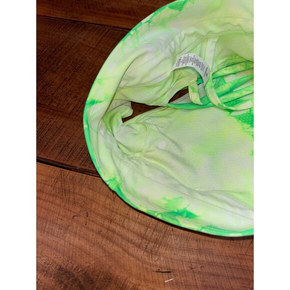 Lululemon Womens Energy Bra Shibori Green Tie Dye Sports Bra Size‎ 8 No Pads - Picture 5 of 5